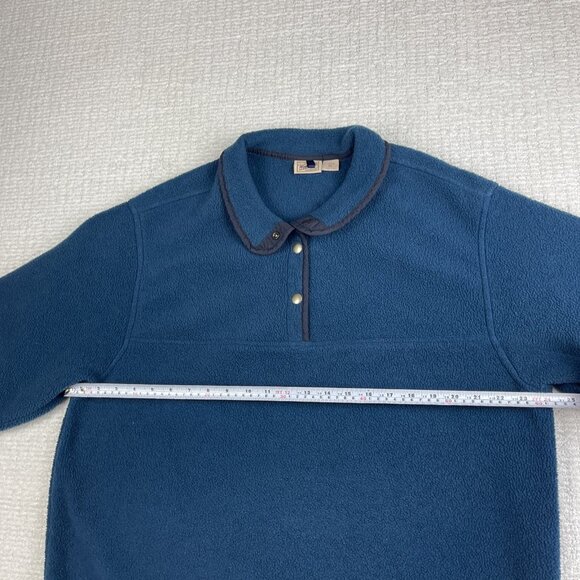 Vintage Woolrich Fleece Blue XL 90s Snap T USA Made Green Jacket Women Oversized - Picture 9 of 16